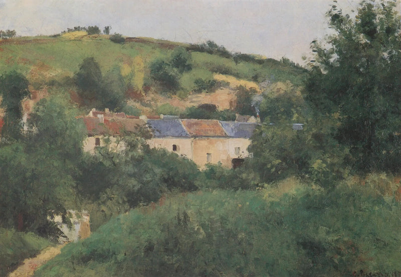 Der Pfad des Dorfes - Camille Pissarro