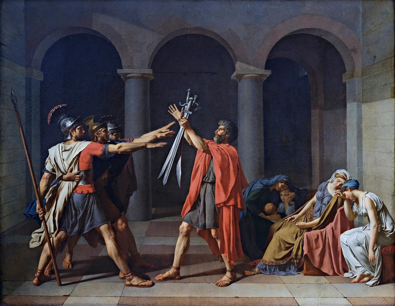 Der Schwur der Horatier - Jacques-Louis David