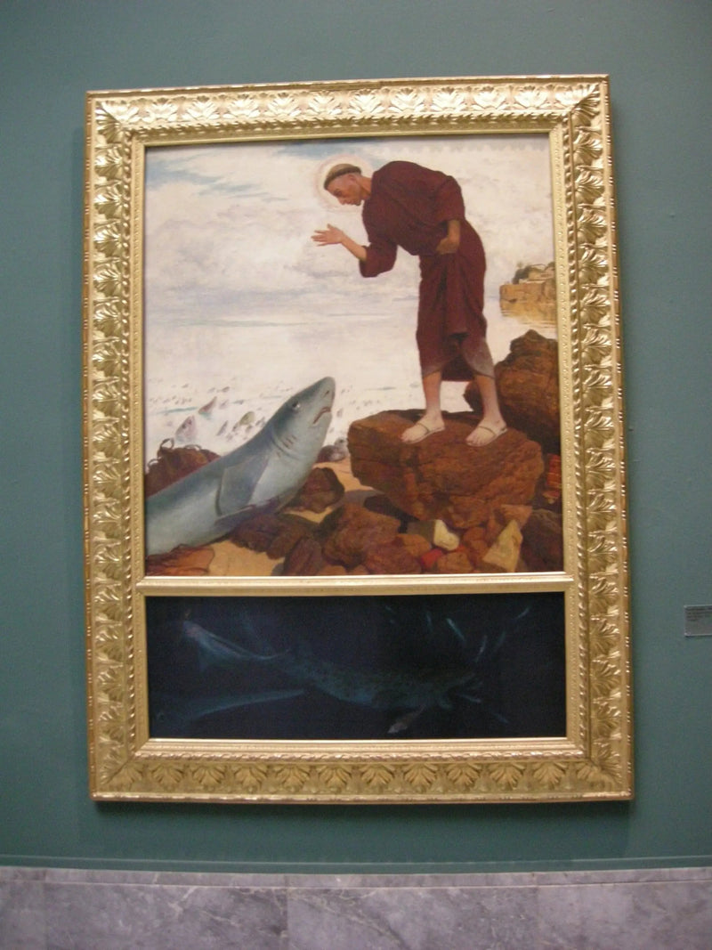 Die Predigt von Antoine - Arnold Böcklin