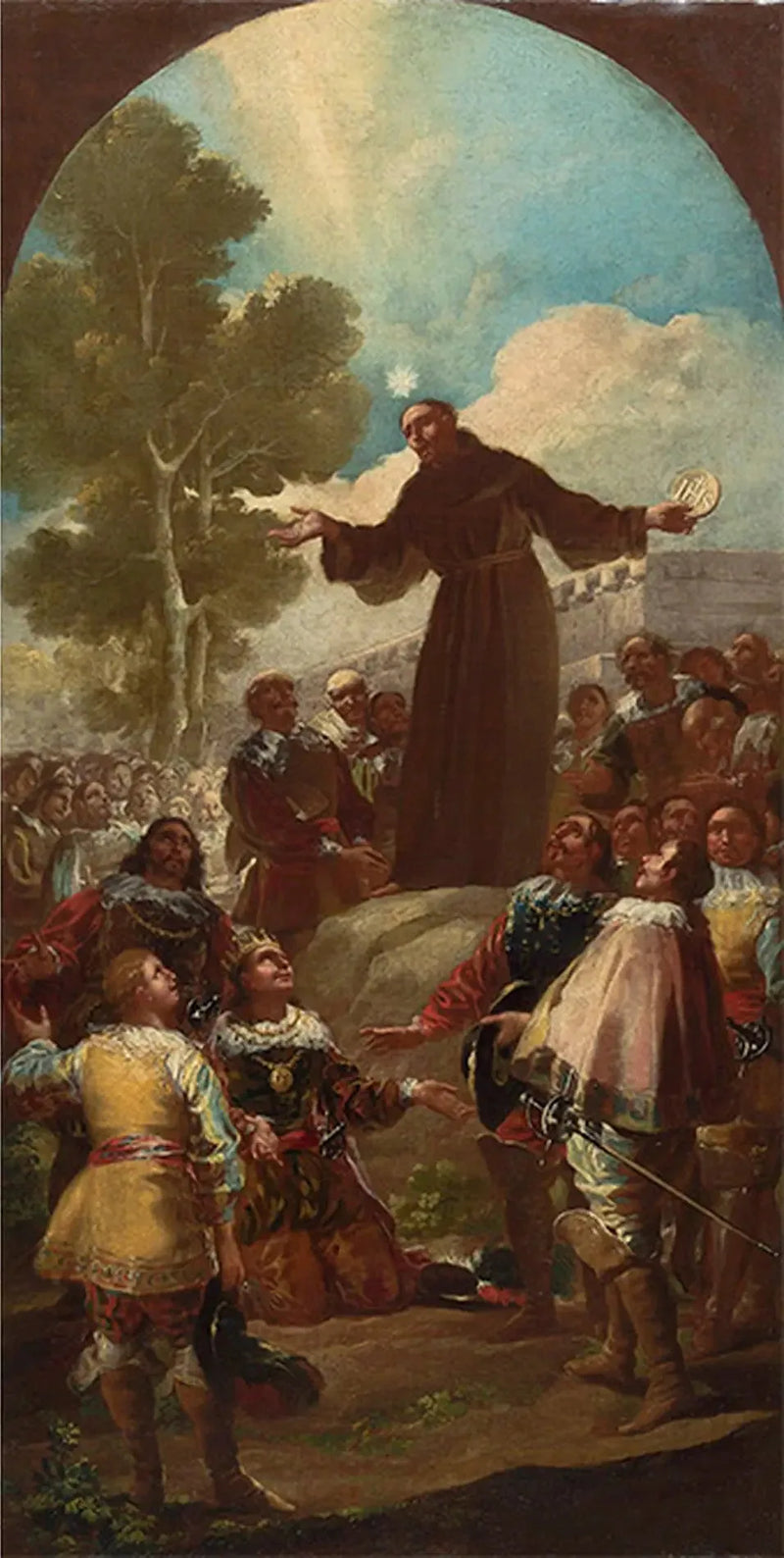 Die Predigt des heiligen Bernardin von Siena - Francisco de Goya