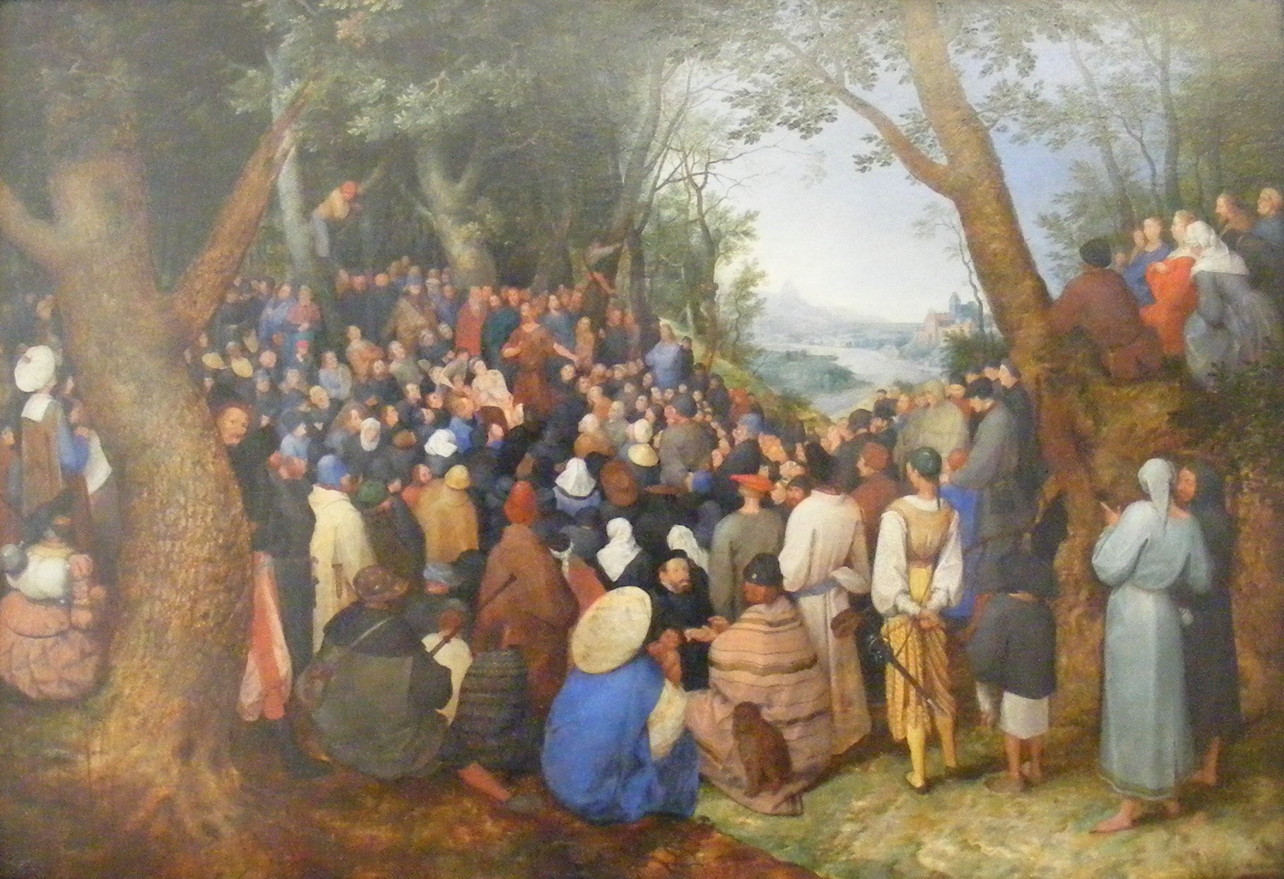 Le sermon sur la montagne - Jan Brueghel l'Ancien image 1 reproduction réalisée par Alpha Reproduction
