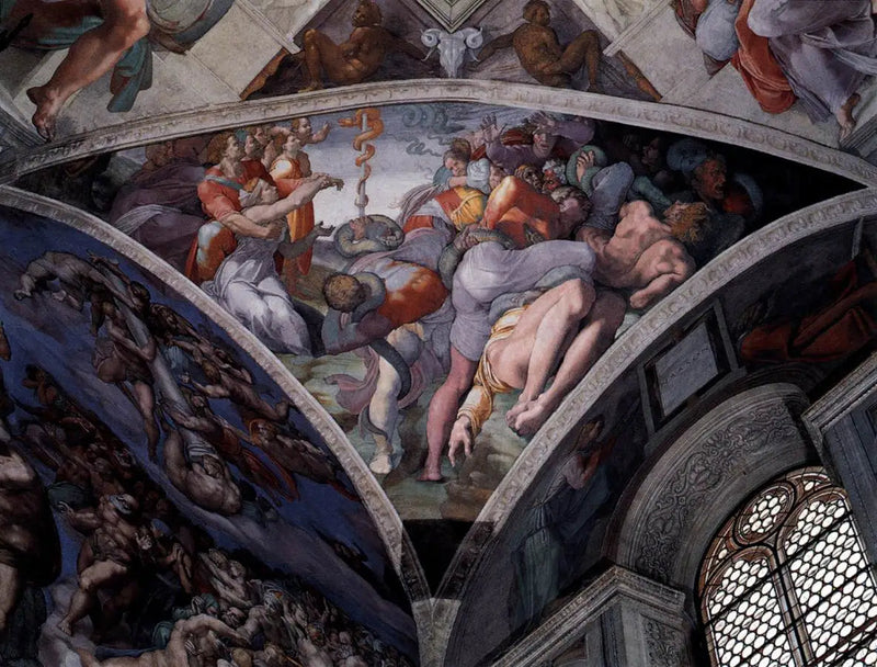 Die Bronze-Schlange - Michelangelo