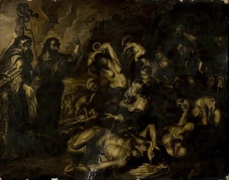 Die bronzene Schlange - Peter Paul Rubens