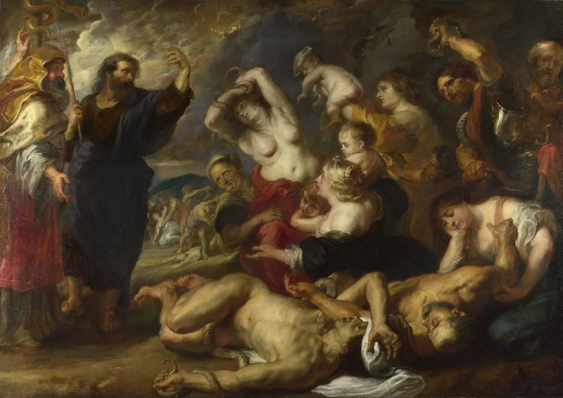 Die bronzene Schlange - Peter Paul Rubens