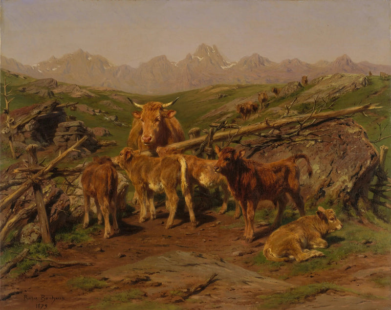 Die Absetzung der Kälber - Rosa Bonheur