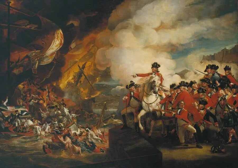 Der Sitz und die Erleichterung von Gibraltar, 13. September 1782 ; Replik - John Singleton Copley