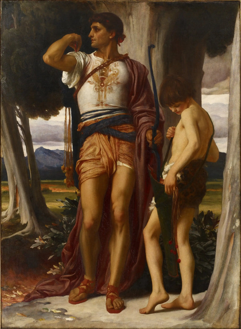 Das Zeichen von Jonathan an David - Frederic Leighton