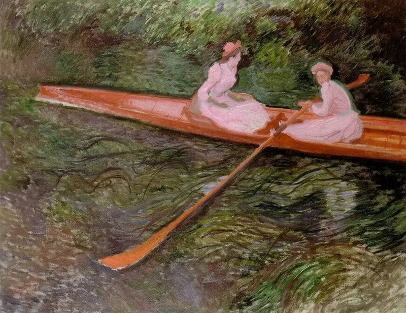 Das rosa Skiff - Claude Monet