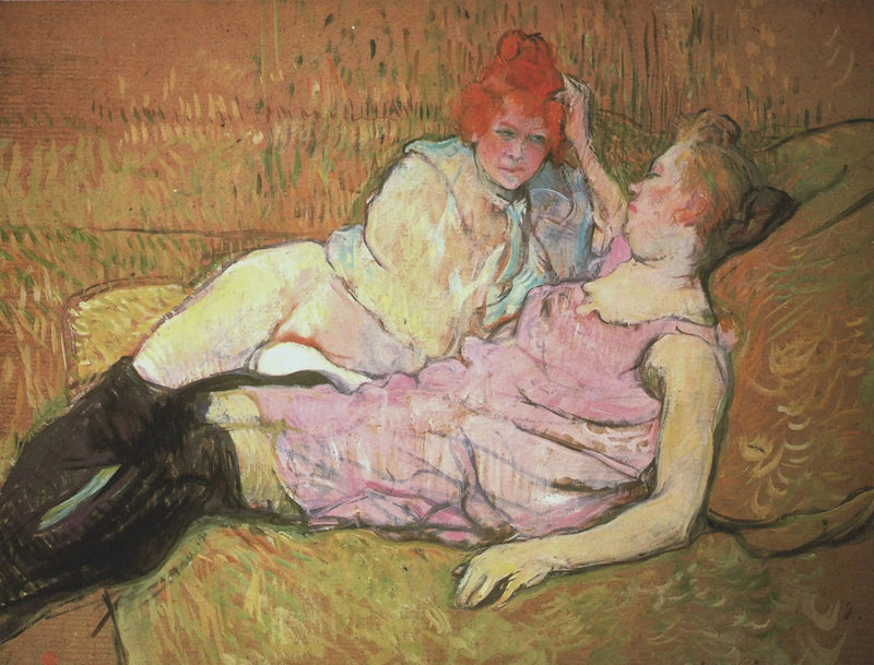 Das Sofa - Henri de Toulouse-Lautrec