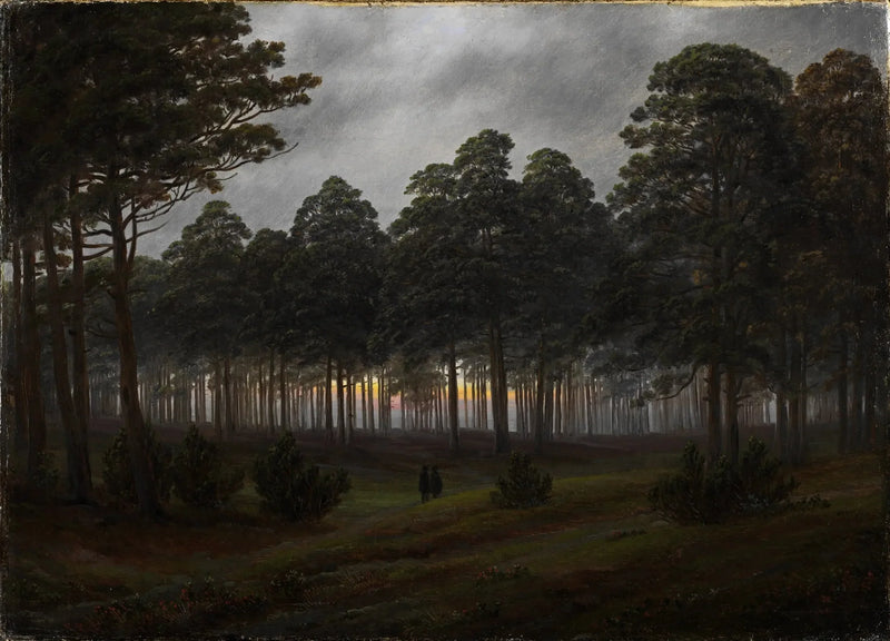 Der Abend - Caspar David Friedrich