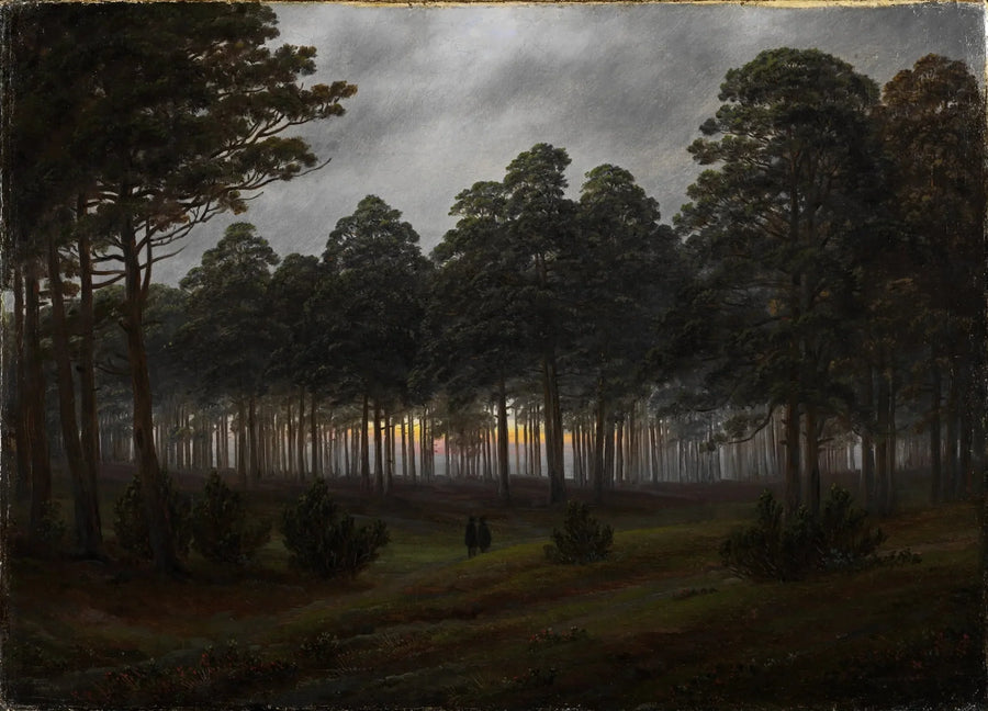 Der Abend - Caspar David Friedrich
