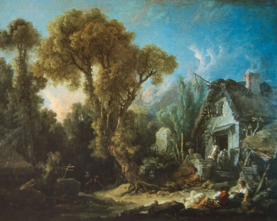 Der Abend (Umgebung von Beauvais) - François Boucher