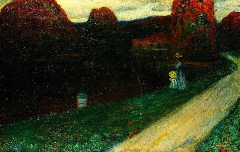 Der Abend. - Vassily Kandinsky