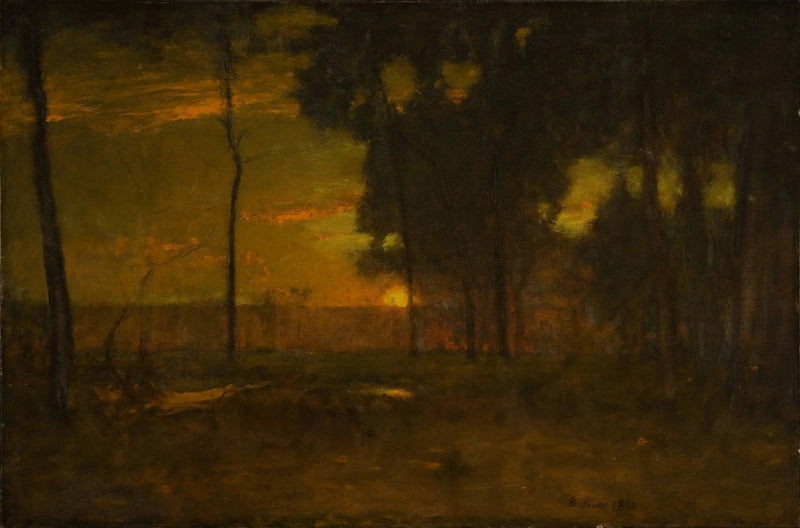 Die strahlende Sonne - George Inness