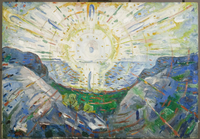 Reproduction du tableau « Le Soleil - Edvard Munch » par Alpha Reproduction en peinture à l’huile