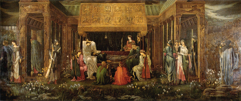 Arthurs Schlaf in Avalon - Edward Burne-Jones