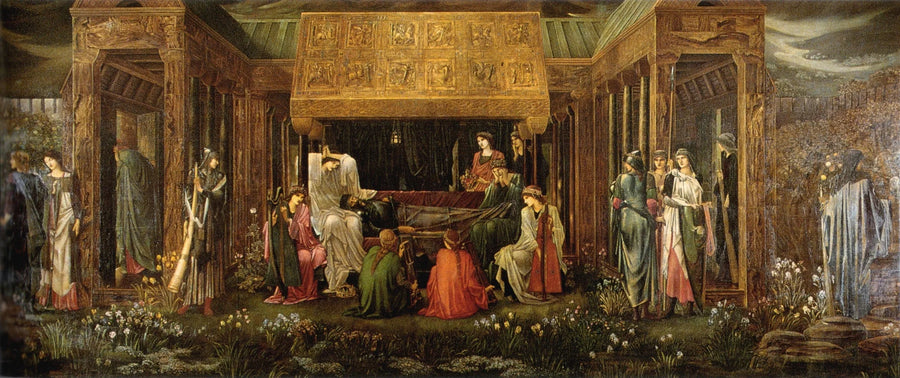Arthurs Schlaf in Avalon - Edward Burne-Jones