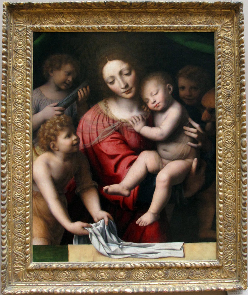 Das Schlaf des Jesuskindes - Bernardino Luini