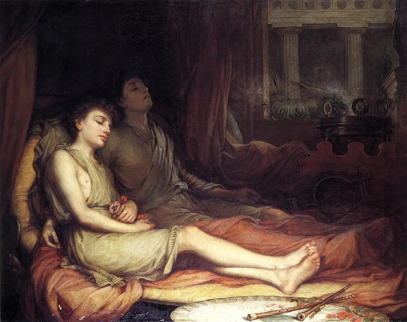 Der Schlaf und der Tod seines Halbbruders - John William Waterhouse