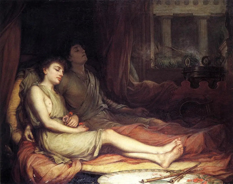 Der Schlaf und der Tod seines Halbbruders - John William Waterhouse