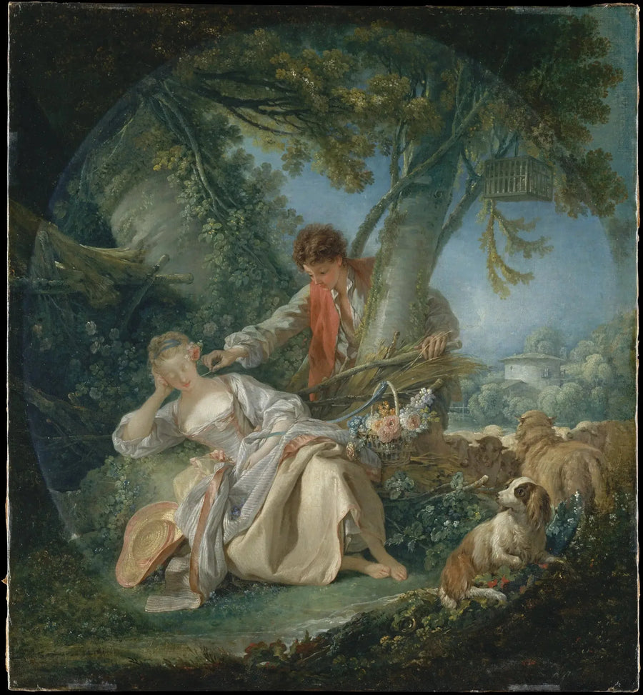 Unterbrochener Schlaf - François Boucher