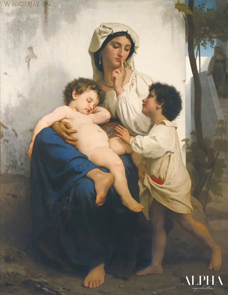 Le Sommeil - William Bouguereau Reproductions de tableaux à la peinture à l’huile