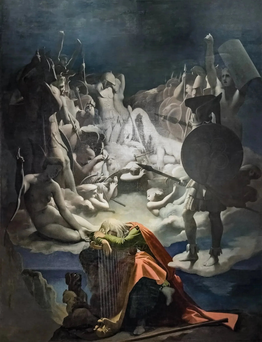 Der Traum des Ossian - Jean-Auguste-Dominique Ingres