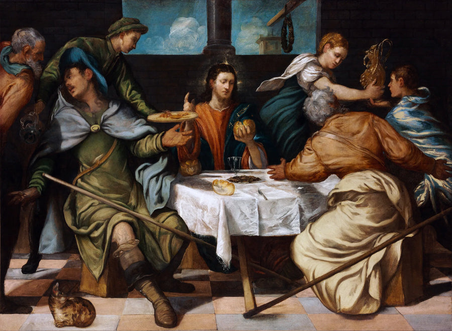 Das Abendessen bei Emmaüs - Jacopo Tintoretto