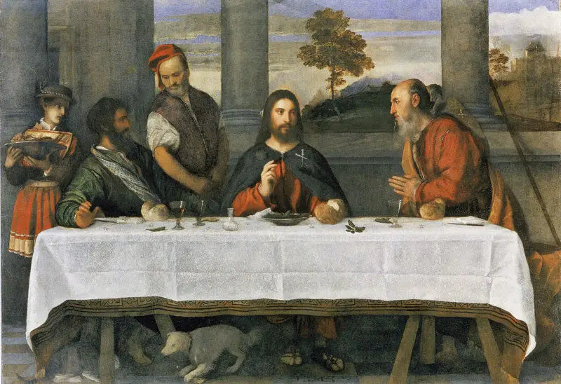 Das Abendessen bei Emmaus - Titian