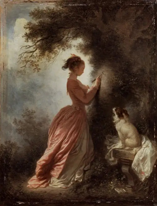 Das Andenken - Jean-Honoré Fragonard