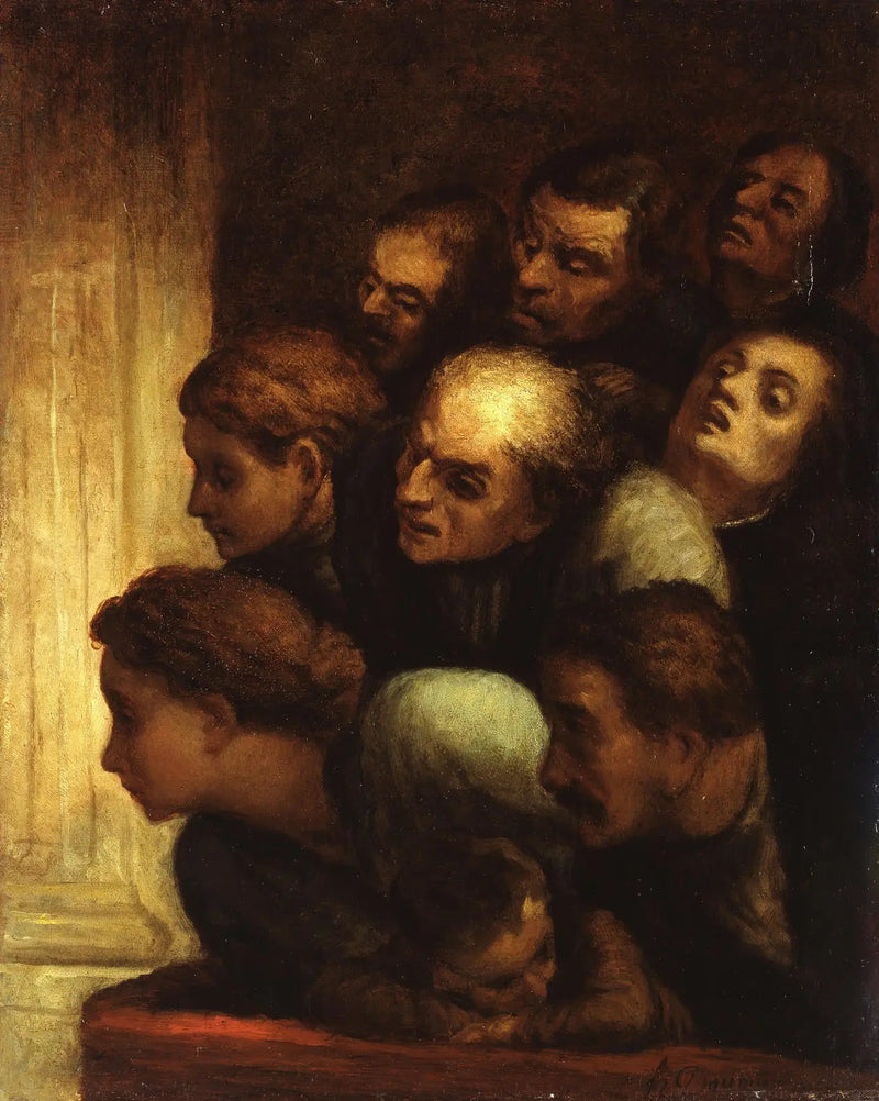 Das kostenlose Schauspiel - Honoré Daumier