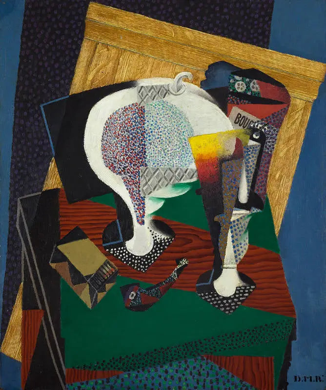 Der Zuckergefäß und die Kerzen - Diego Rivera