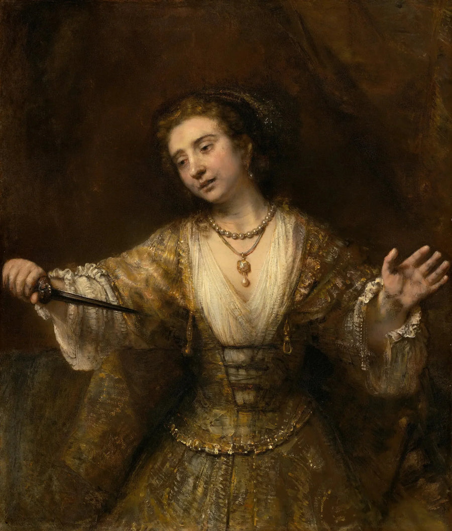 Der Selbstmord der Lucretia - Rembrandt