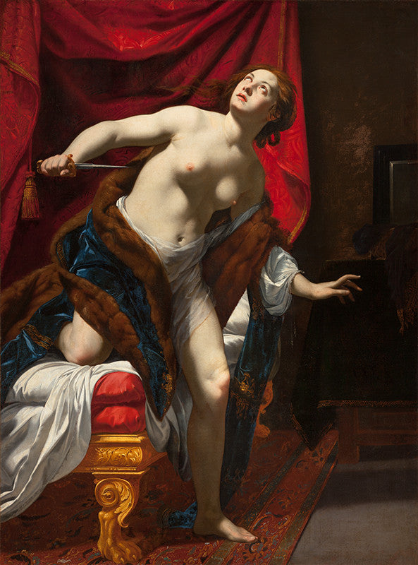Der Selbstmord von Lucretia - Simon Vouet