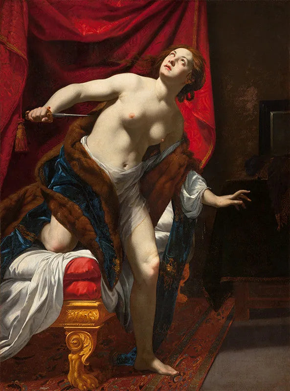 Der Selbstmord von Lucretia - Simon Vouet