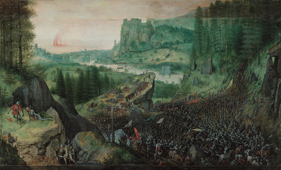 Der Selbstmord des Saul - Pieter Brueghel der Ältere