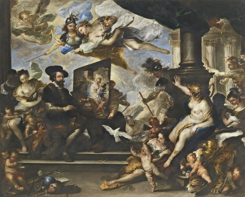 Das Gemälde von Rubens „Die Allegorie des Friedens“ - Luca Giordano