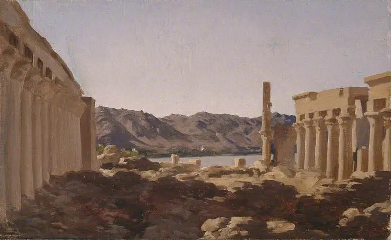 Der Tempel von Philae - Frederic Leighton