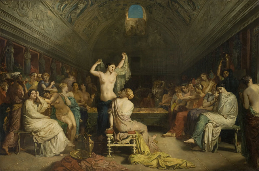 Das Tepidarium - Théodore Chassériau