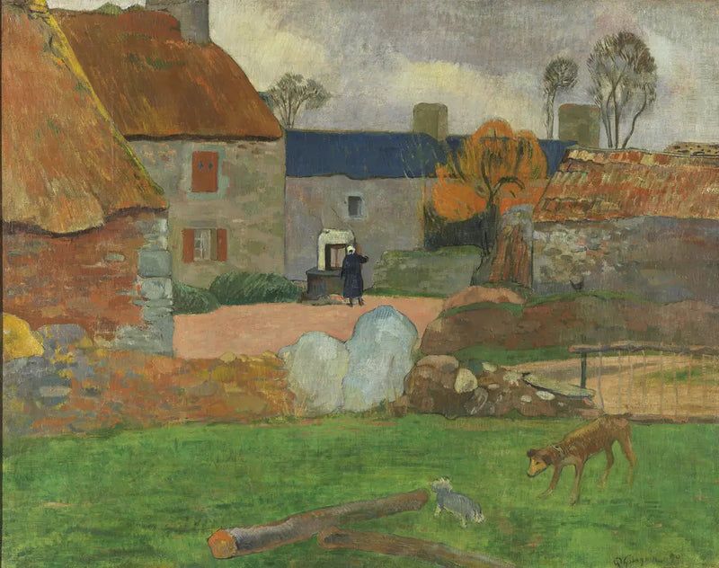 Das blaue Dach - Paul Gauguin