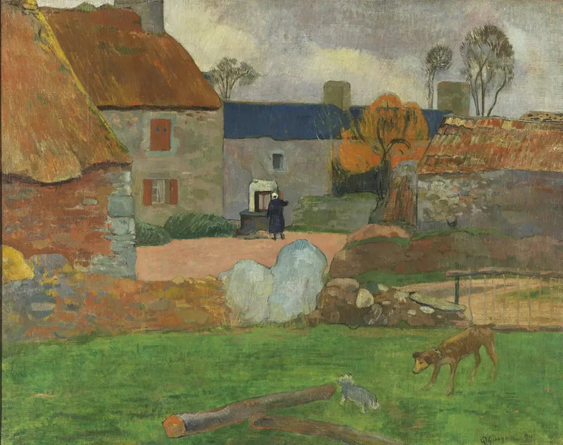 Das blaue Dach - Paul Gauguin