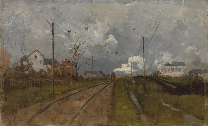 Der Zug kommt – Frits Thaulow