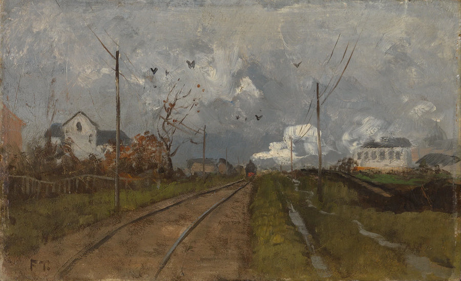 Der Zug kommt – Frits Thaulow