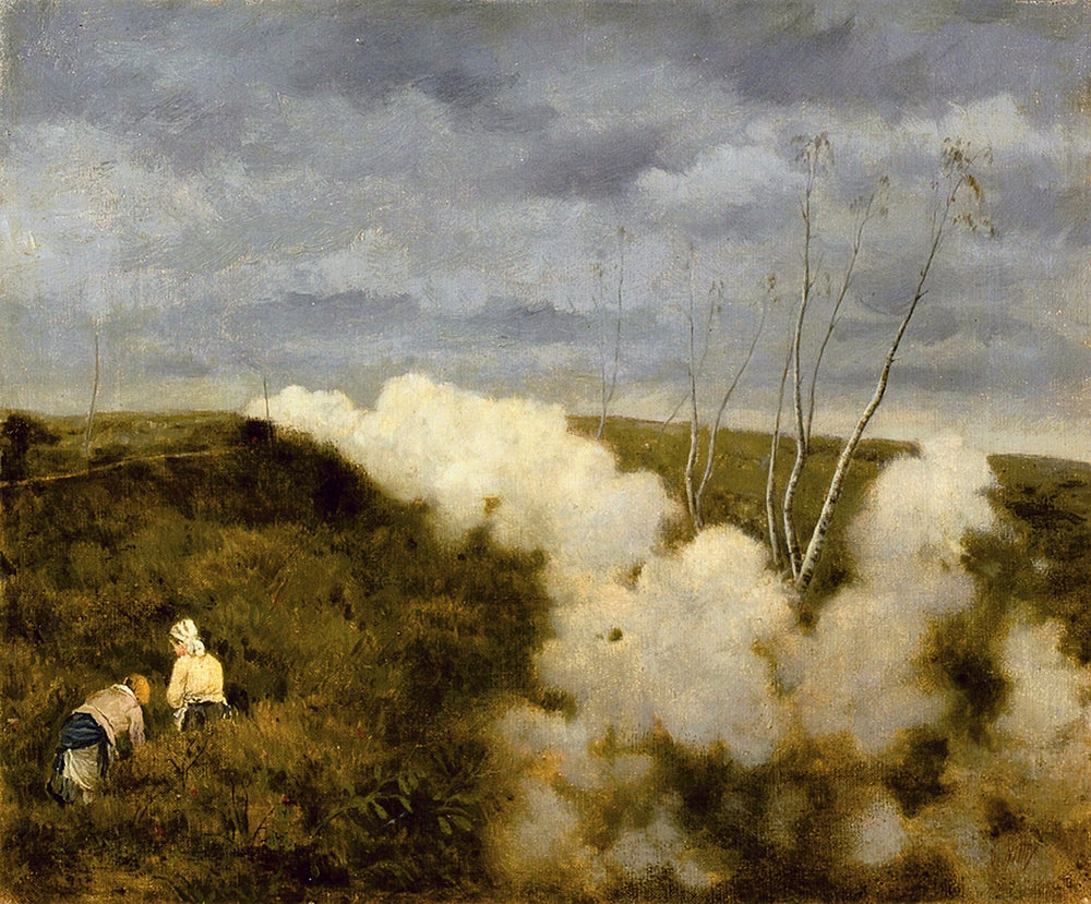 Le train passe - Giuseppe De Nittis image 1 copie peinte à la main à l’huile