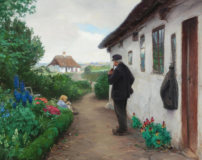 Der Fernfahrer Chr. Larsen aus Jyllinge. - H. A. Brendekilde
