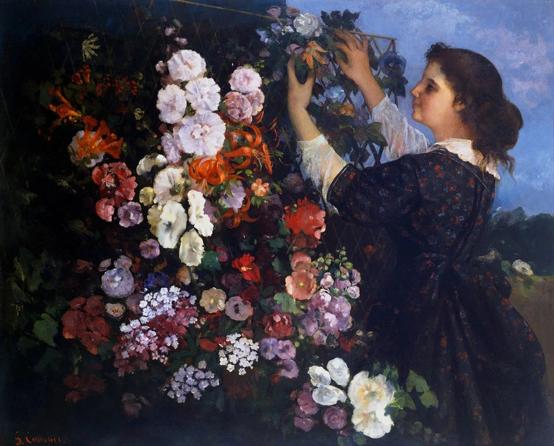Das Gitter - Gustave Courbet