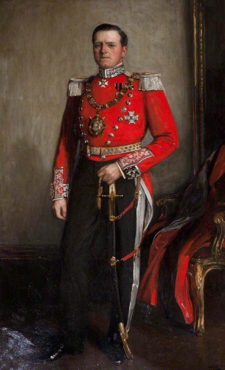 Le très honorable comte de Shaftesbury, KCVO, HML - John Lavery image 1 copie de tableau peinte à la main