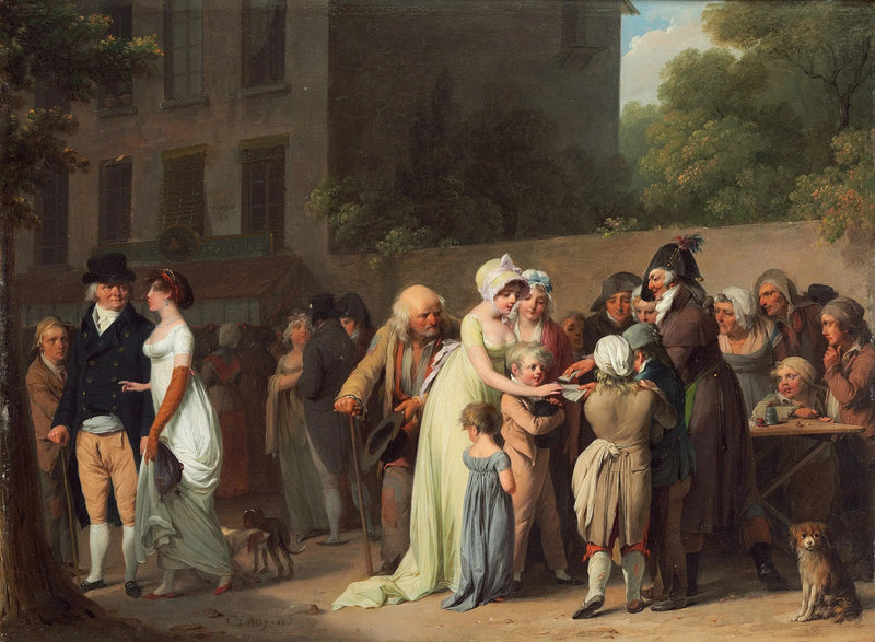 Der Betrüger am Boulevard - Louis-Léopold Boilly