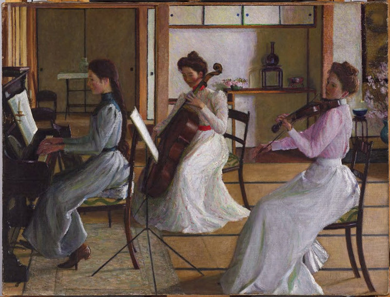 Das Trio, Tokio, Japan - Lilla Cabot Perry