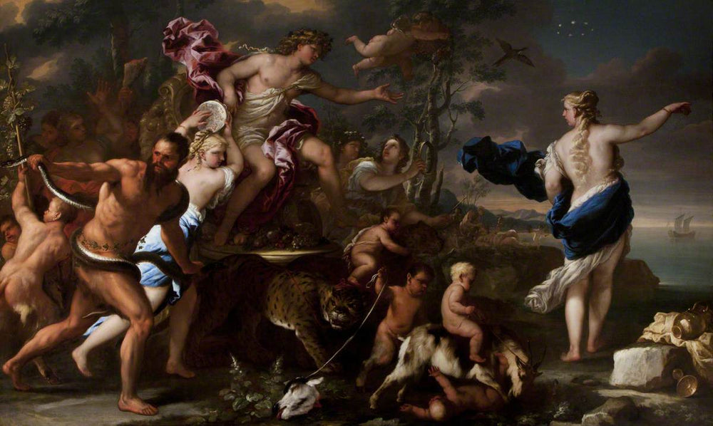 Le triomphe de Bacchus avec Ariane - Luca Giordano image 1 tableau peint à l’huile sur toile